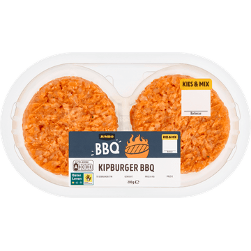 Jumbo Kipburger BBQ 200 g