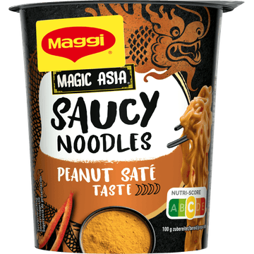 Maggi Magic Asia Saucy Noodles Peanut Saté Taste 75 g