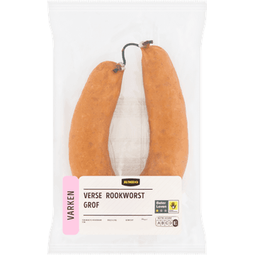 Jumbo Verse Rookworst Grof Varken 250 g