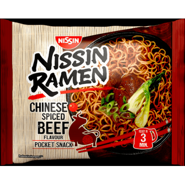 Nissin Ramen Chinese Spiced Beef Flavour 66g