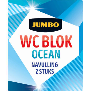 Jumbo WC Blok Ocean Navulling 2 Stuks