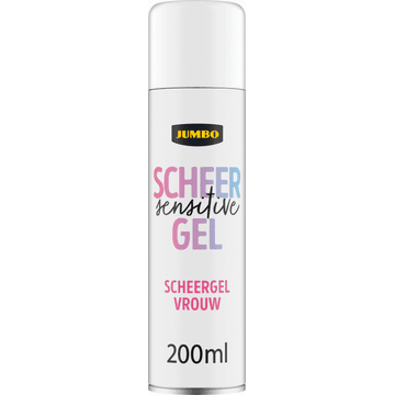 Jumbo Scheergel Vrouw Sensitive 200 ml