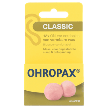 Ohropax Classic oordopjes, 12 stuks