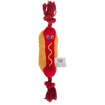 Karlie Pluche Hotdog Met Touw