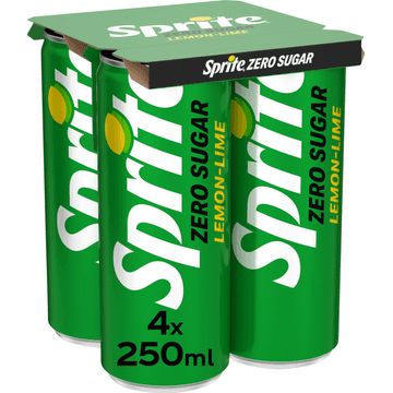 Sprite Refresh zero sugar 4x25cl
