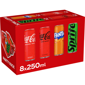 Party Pack 8 x 250 ml
