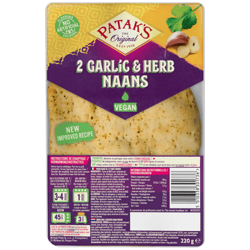 Pataks Naan garlic & coriander