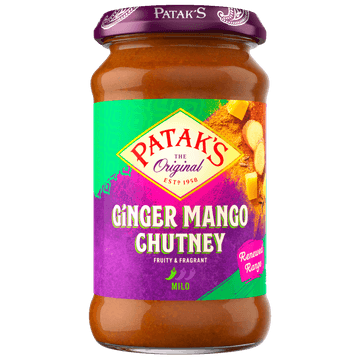 Patak's Ginger Mango Chutney 340 gram