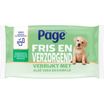 Page Vochtig Toiletpapier Aloë Vera