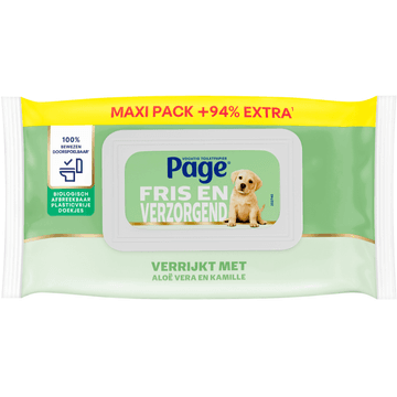 Page Vochtig Toiletpapier Aloë Vera Maxi