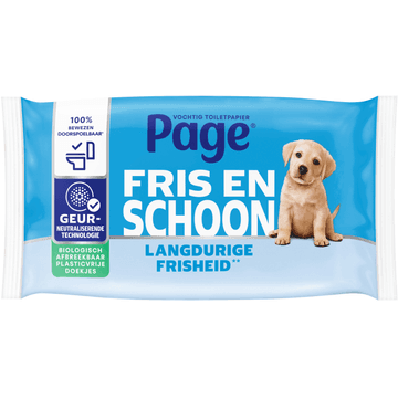 Page Compleet Schoon Vochtig Toiletpapier