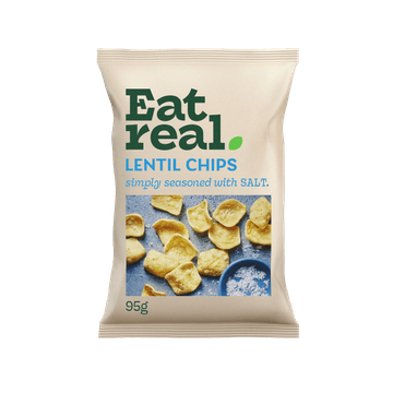 Eat Real Salted Lentil Chips 95g