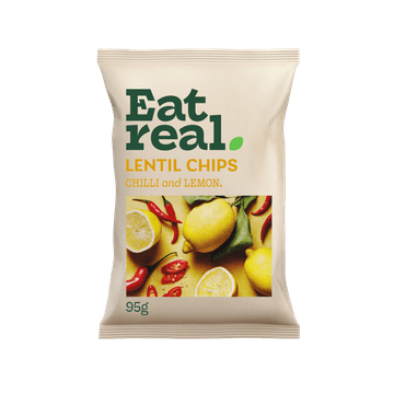 Eat Real Chilli & Lemon Lentil Chips 95g