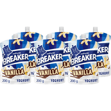 Melkunie Breaker vanille yoghurt 6-pack