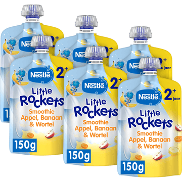 NESTLÉ Little Rockets Smoothie Appel Banaan Wortel 150 g