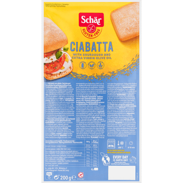 Schär Ciabatta Glutenvrij 200 g