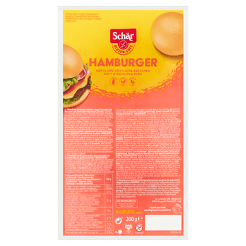 Schär Hamburger Glutenvrij 300 g
