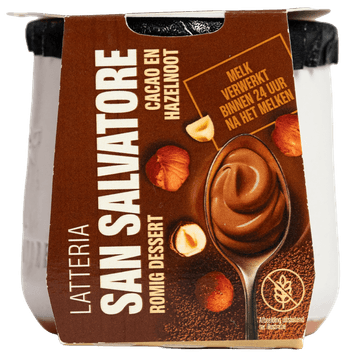 Latteria San Salvatore dessert cacao en hazelnoot 120 g