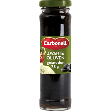 Carbonell Zwarte olijven gesneden
