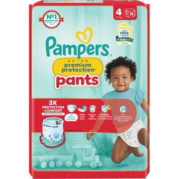 Pampers Premium Protection Pants Maat 4, 19 Luierbroekjes