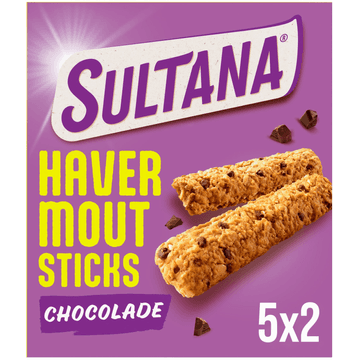 Sultana Oat sticks chocolate 5 st.