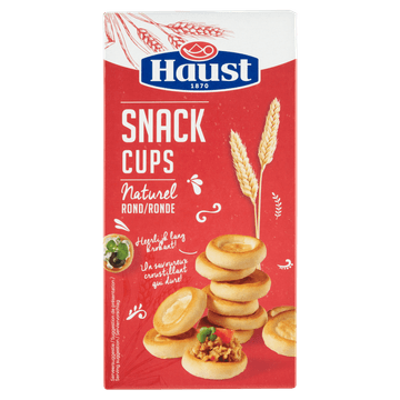 Haust Snack Cups Naturel Rond 130 g