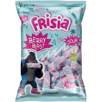 Frisia Berry Blast Sour Mallows 150g