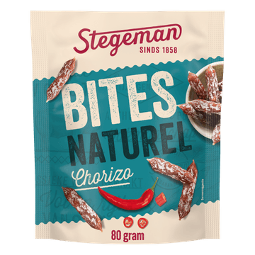 Stegeman Chorizo Fuet Bites 80g