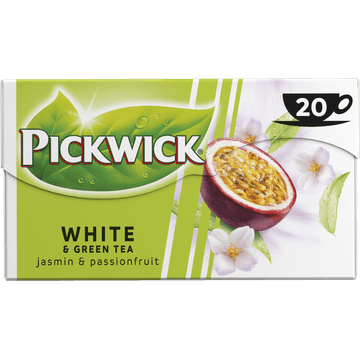 PICKWICK GREEN & White Jasmin Passionfruit 20 Stuks
