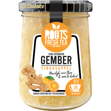 Kesbeke Roots Vers gesneden gember sinaasappel