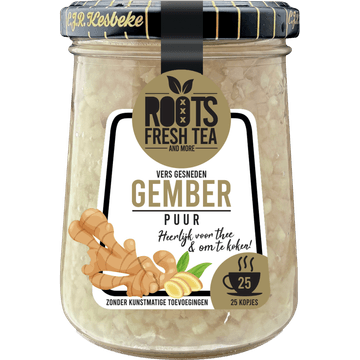 Roots Thee Gember Puur 220g