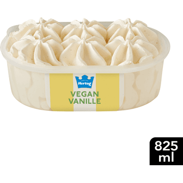 Hertog IJs IJssalon Vegan Vanille 825 ml