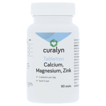 Curalyn Calcium, Magnesium, Zink Tabletten 90 Stuks