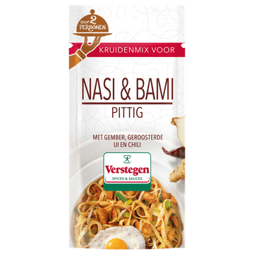 Verstegen Kruidenmix Nasi & Bami Pittig voor 2 personen 15 g