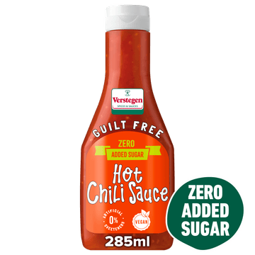 Verstegen Guilt Free Hot Chili Sauce 285 ml