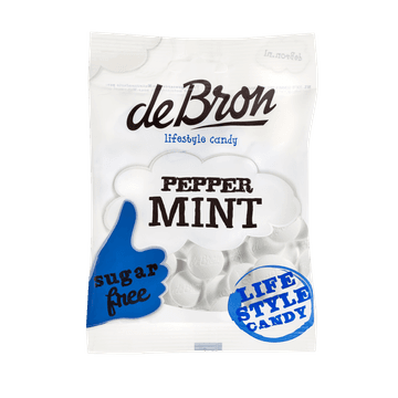 De Bron Peppermint Sugarfree 80 g
