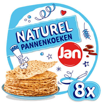 Jan Pannenkoeken naturel 8 stuks