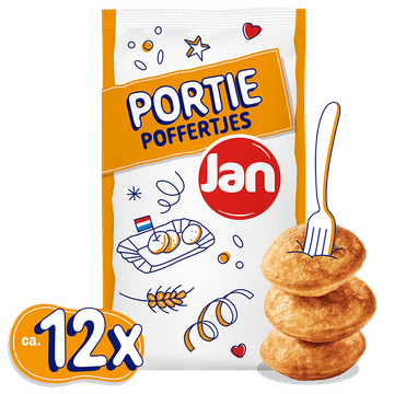 Jan Poffertjes portie 12 stuks