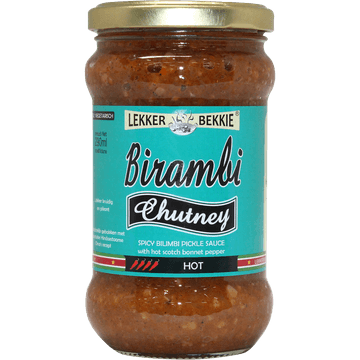 Lekker Bekkie Birambi Chutney 290 ML