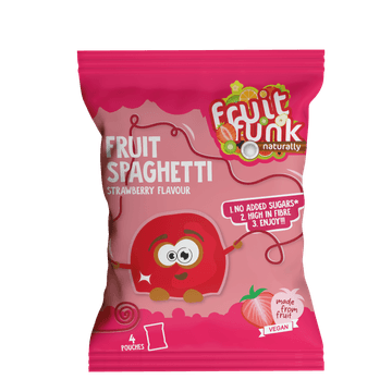 Fruitfunk Fruit Spaghetti Aardbeien 80g