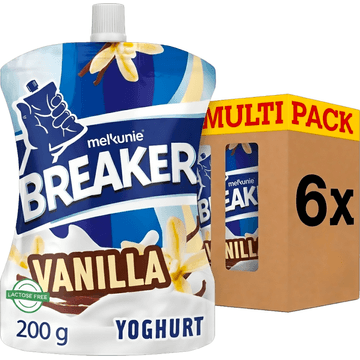 Melkunie Breaker vanille yoghurt 6-pack