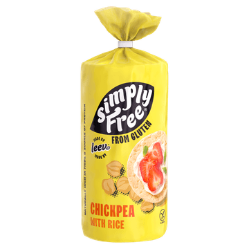 Simply Free by Leev - Kikkererwten wafels met Rijst 100g