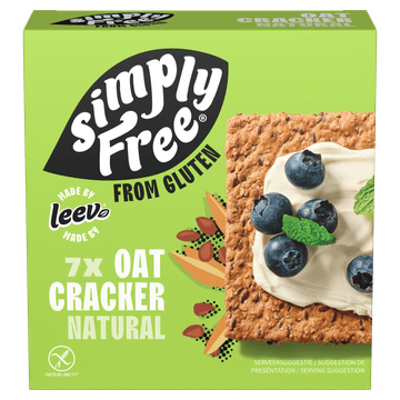 Simply Free by Leev - Haver cracker naturel 100g
