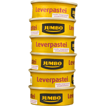 Jumbo Leverpastei 6 x 56 g