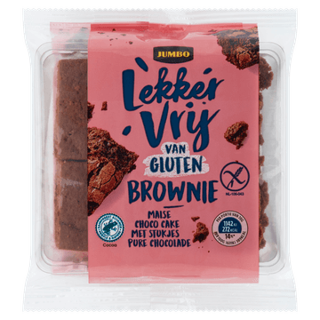 Jumbo Lekker Vrij van Gluten Brownie 140 g