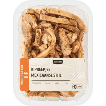Jumbo Voorgegaard Kipreepjes Mexicaanse Stijl 135 g