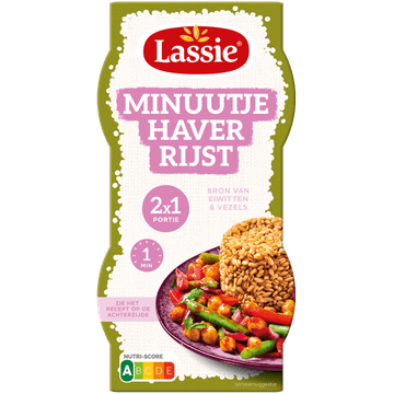 Lassie Haverrijst Minuutje 2 x 125g