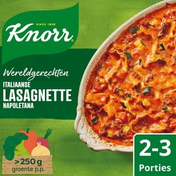 Knorr Wereldgerechten Lasagnette Napoletana Italiaanse 240 g