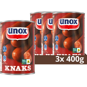Unox Knakworst Knaks 3 x 400 g