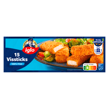 Iglo Vissticks 15 stuks 15 x 28 g